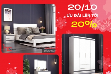 Ưu Đãi Tháng 10: Giảm Giá Lên Đến 20% Các Sản Phẩm Nội Thất Phòng Ngủ tại Nội Thất Hà Cường