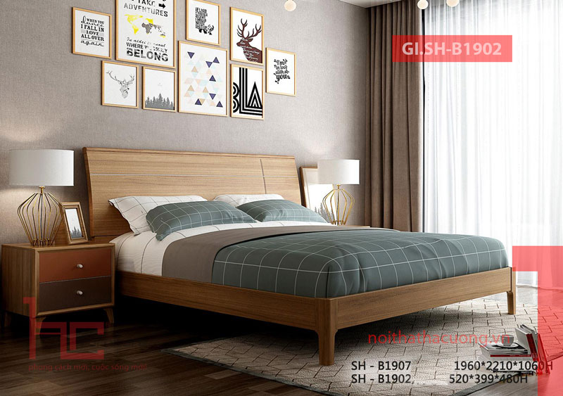 Đắm chìm trong những thiết kế giường ngủ gỗ hot nhất 2020 3